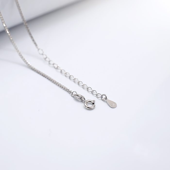 肖邦链-925银-0.9MM粗-多尺寸-多颜色 Catholic religious art