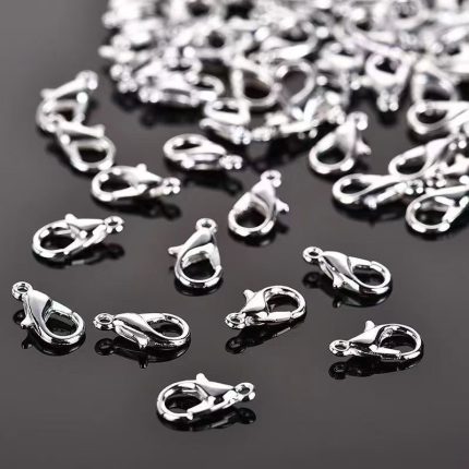 DIY-龙虾扣-不锈钢-银色-多尺寸
