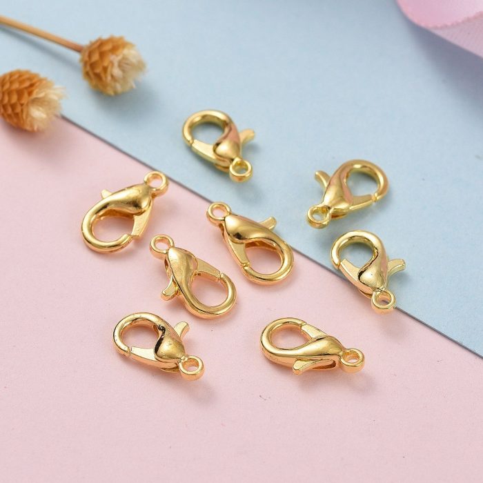 DIY-龙虾扣-不锈钢-金色-0.9x0.48cm Catholic religious art