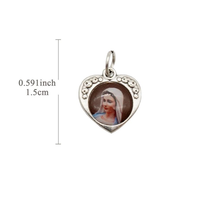 DIY小吊牌-默主哥耶梅久戈耶-锌合金-1.5cm Catholic religious art