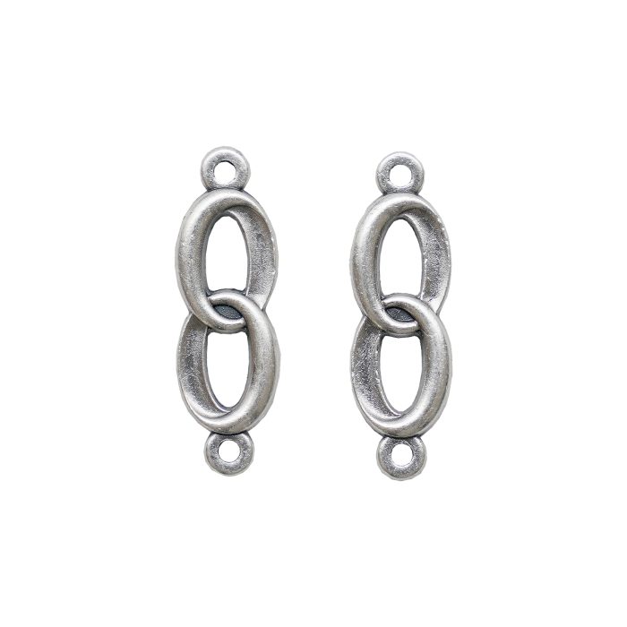 DIY双通-婚约-锌合金-银色-1.8cm Catholic religious art