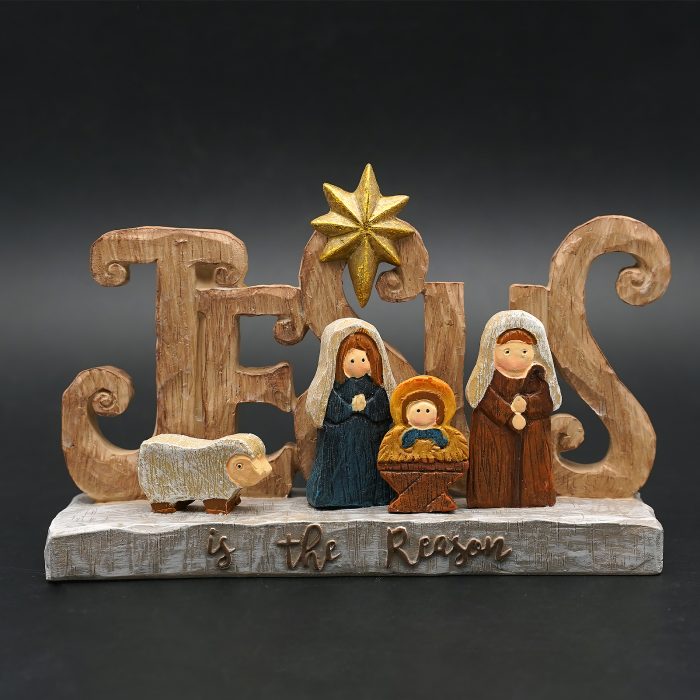 圣诞节-JUSES摆件-马槽-14x10cm Catholic religious art