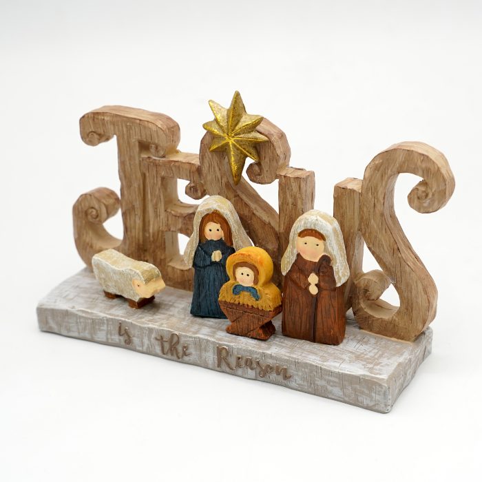 圣诞节-JUSES摆件-马槽-14x10cm Catholic religious art