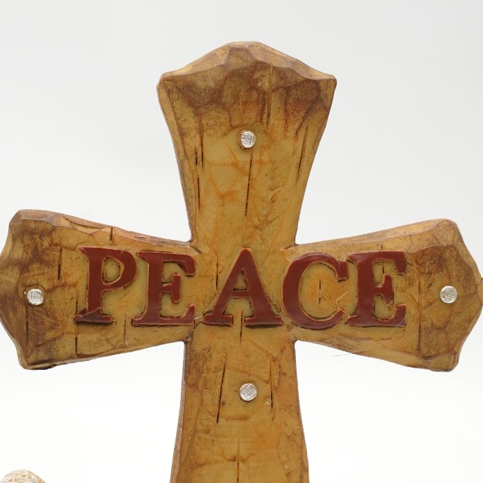 圣诞节-PEACE摆件-家庭-十字架-17x15.5cm Catholic religious art