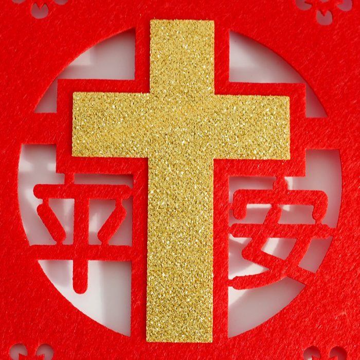 春节-绒布灯笼-方-总长72cm Catholic religious art