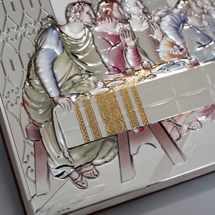 银浮雕-最后的晚餐-60x30CM Catholic religious art