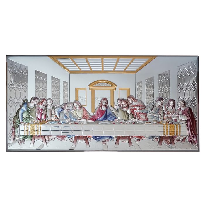 AL2740-854CLR 铝浮雕-最后的晚餐-60x30CM Catholic religious art