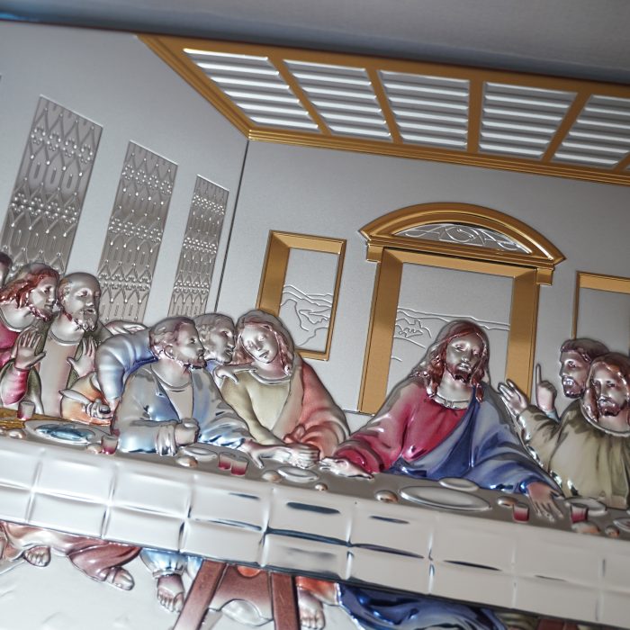 铝浮雕-最后的晚餐-60x30CM Catholic religious art