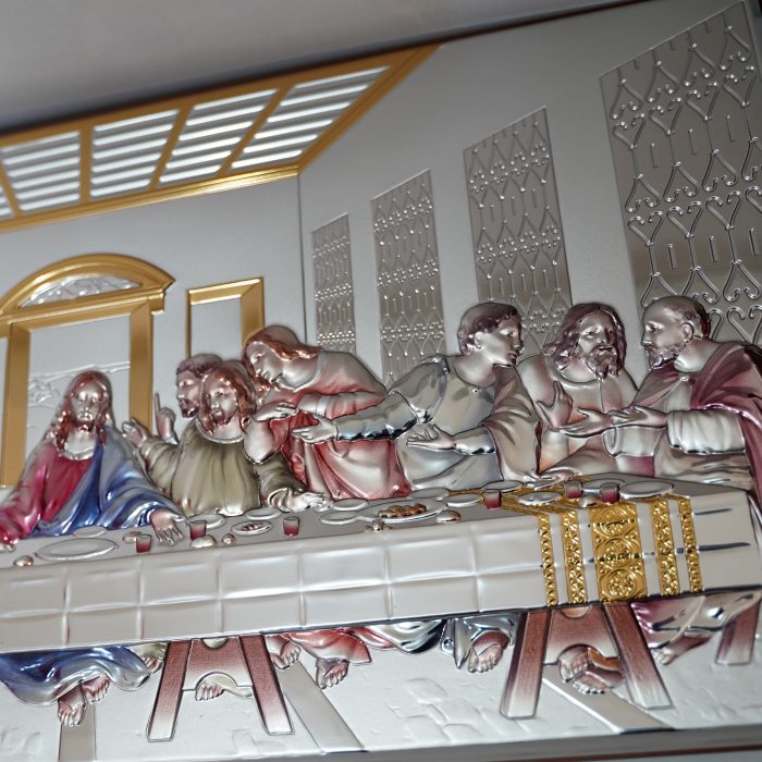铝浮雕-最后的晚餐-60x30CM Catholic religious art