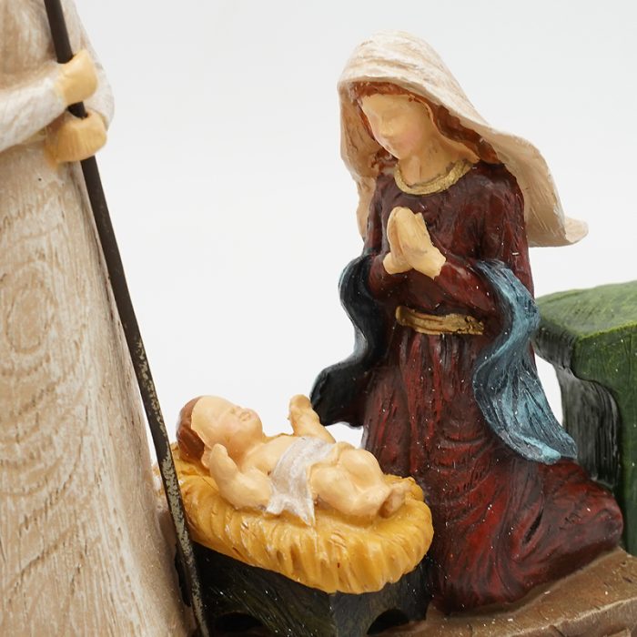 圣诞节-PEACE摆件-圣诞马槽-14x23cm Catholic religious art