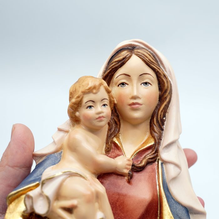 【现货】木雕-墙挂圣母拉斐尔-19cm Catholic religious art