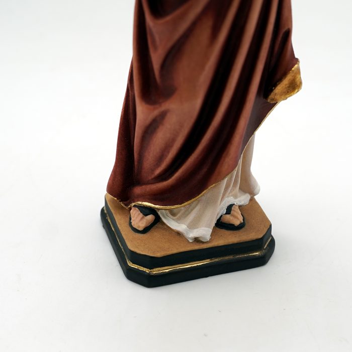 【现货】现货木雕-耶稣圣心-21厘米 Catholic religious art