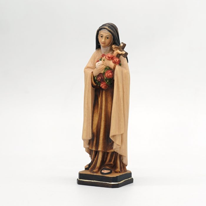 【现货】木雕-小德兰10厘米-彩色 Catholic religious art