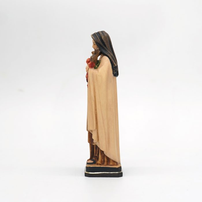 【现货】木雕-小德兰10厘米-彩色 Catholic religious art