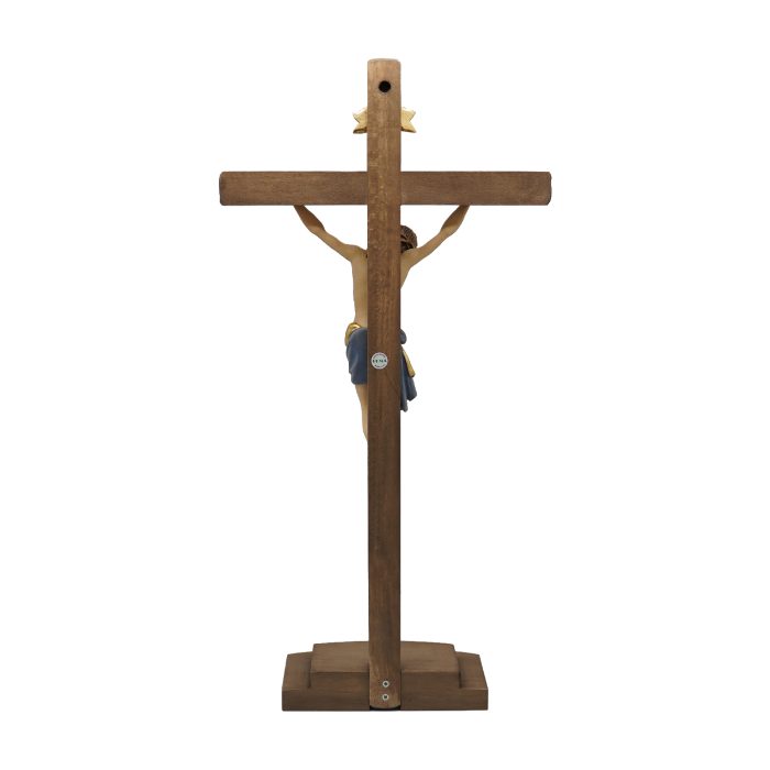 【现货】木雕- 西耶那十字架-23/52厘米 Catholic religious art