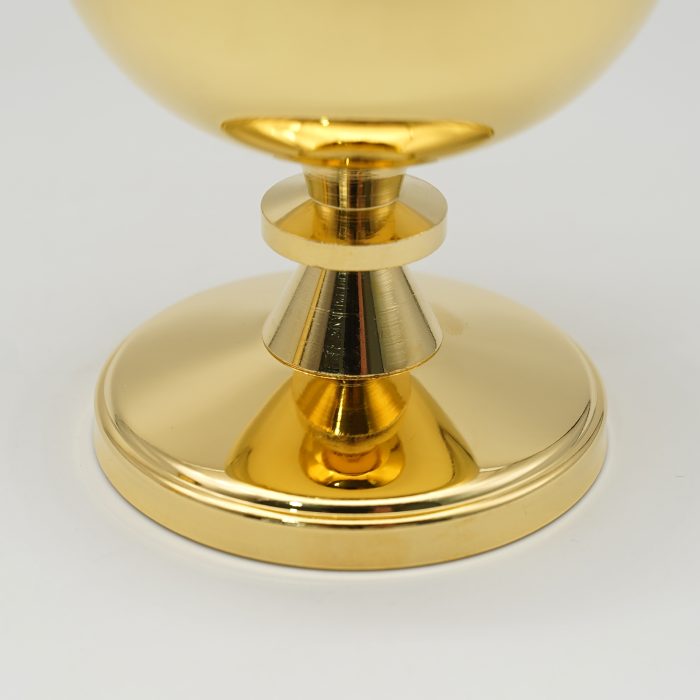 【现货】黄铜-金色圣爵杯圣体盒套装13+14cm Catholic religious art