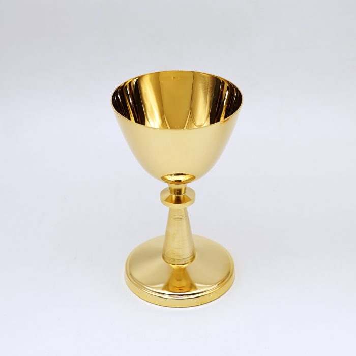【现货】黄铜-金色圣爵杯圣体盒套装13+14cm Catholic religious art