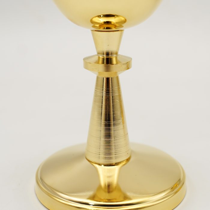 【现货】黄铜-金色圣爵杯圣体盒套装13+14cm Catholic religious art