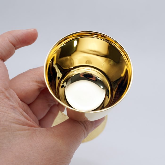 【现货】黄铜-金色圣爵杯圣体盒套装11+11.5cm Catholic religious art
