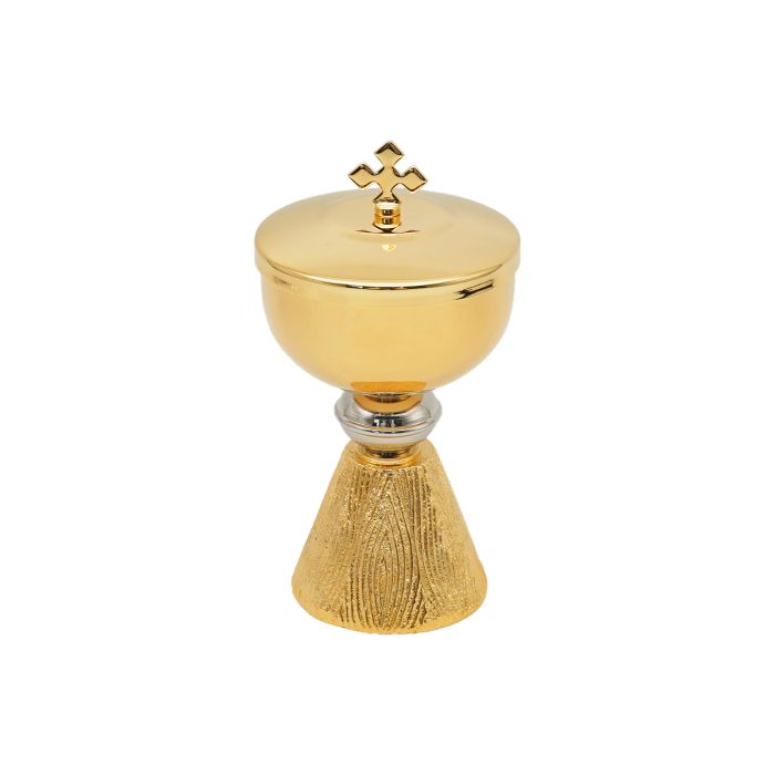 【现货】黄铜-金色圣爵杯圣体盒套装11+11.5cm Catholic religious art