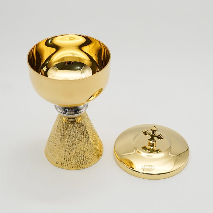 【现货】黄铜-金色圣爵杯圣体盒套装11+11.5cm Catholic religious art