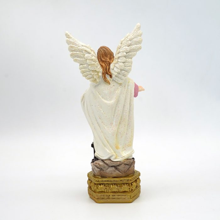 圣像-护守天使-粉/蓝色-树脂-15x7cm Catholic religious art