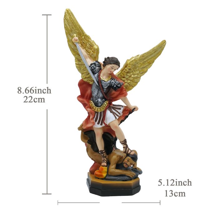 圣像-弥额尔总领天使-树脂-22x13cm Catholic religious art