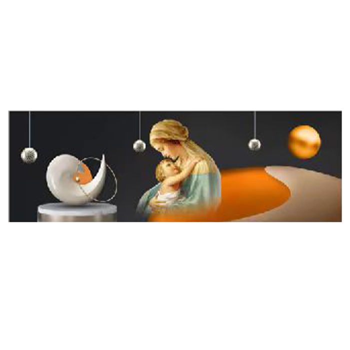 挂件-晶瓷画-三联画-多尺寸 Catholic religious art