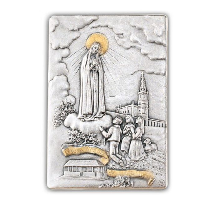 笔筒-浮雕圣像-法蒂玛-胡桃木特制纪念款-11x7.5x7.5cm Catholic religious art