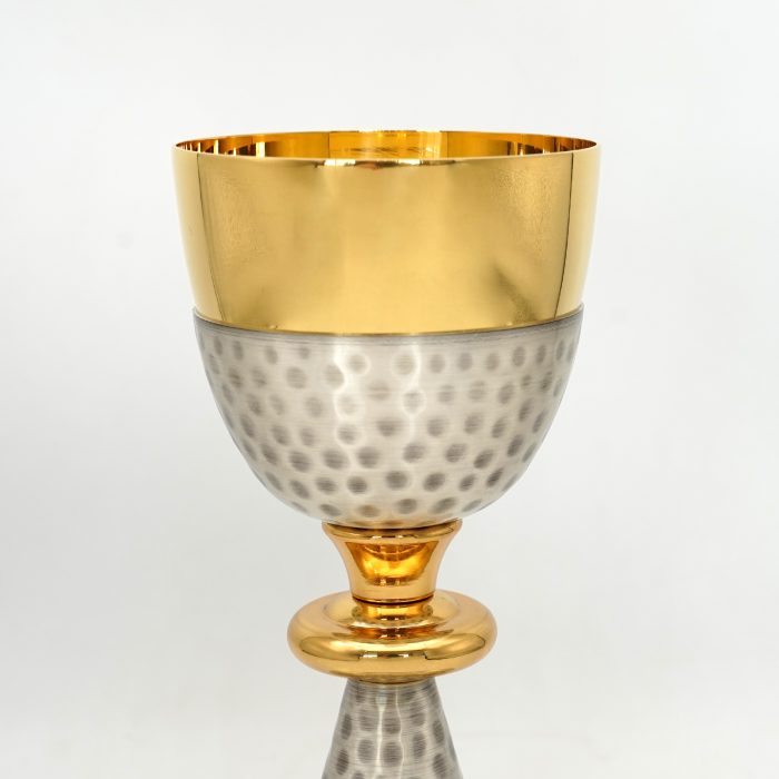 【现货】捶纹款-圣爵杯圣体盒套装21+22.5cm Catholic religious art