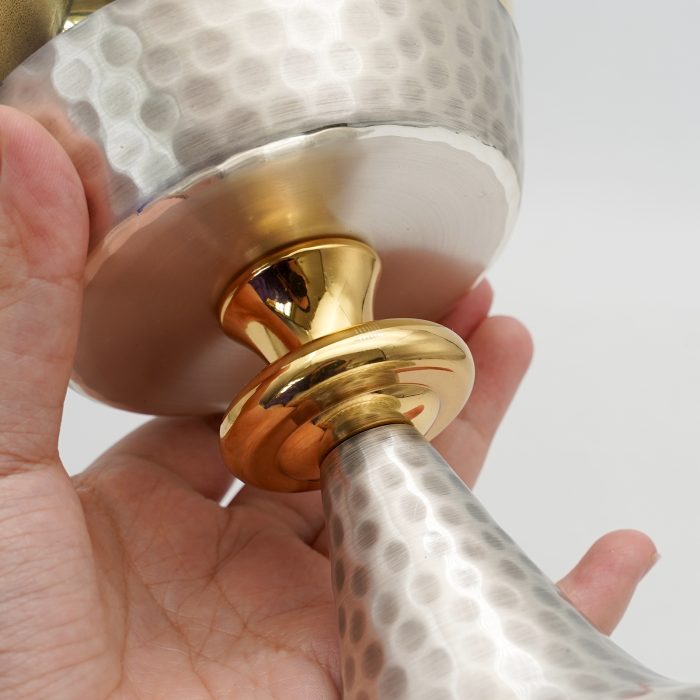 【现货】捶纹款-圣爵杯圣体盒套装21+22.5cm Catholic religious art