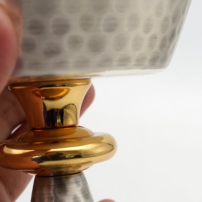 【现货】捶纹款-圣爵杯圣体盒套装21+22.5cm Catholic religious art