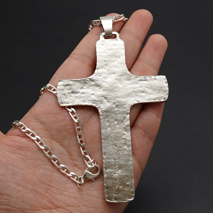 主教胸前十字架-葡萄符号-双色黄铜-6.8×10cm-配链 Catholic religious art