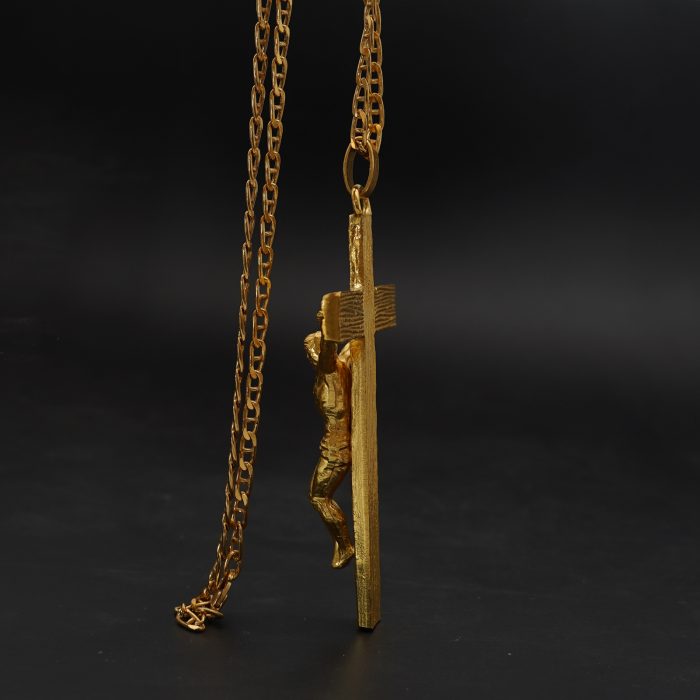 主教胸前十字架-黄铜-6.2×10cm-配链 Catholic religious art