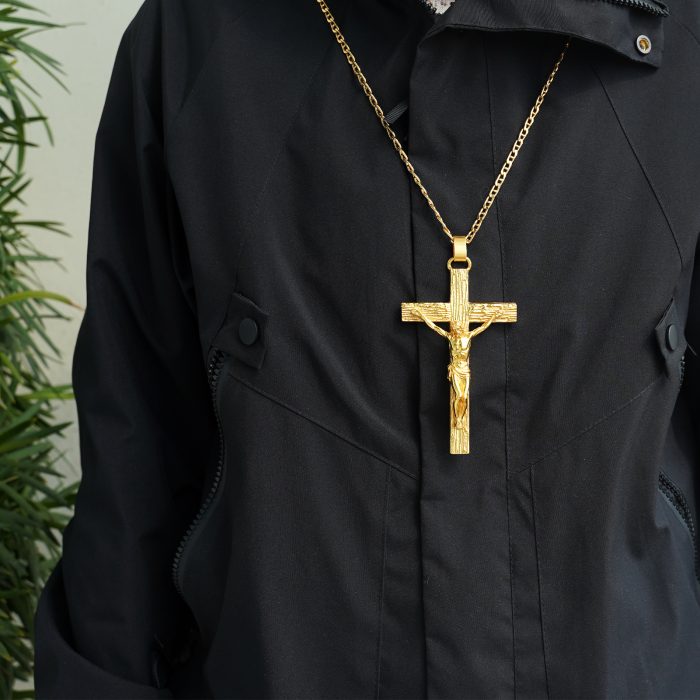 主教胸前十字架-黄铜-6.2×10cm-配链 Catholic religious art