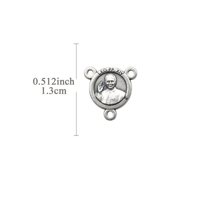 DIY三通-教宗良十四世-伯多禄广场-锌合金-1.3cm Catholic religious art
