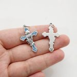 DIY十字架-圣体-锌合金天蓝-3.0cm - 图片 6
