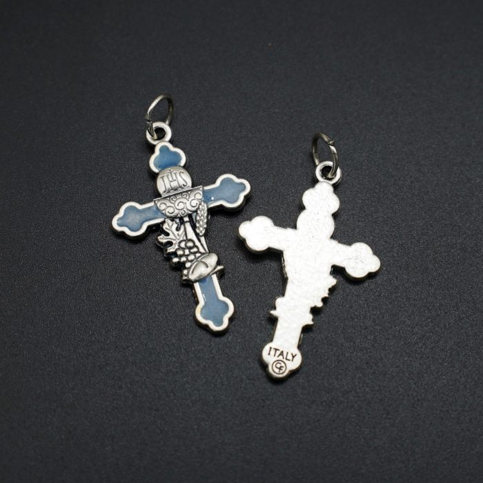 DIY十字架-圣体-锌合金天蓝-3.0cm - 图片 5