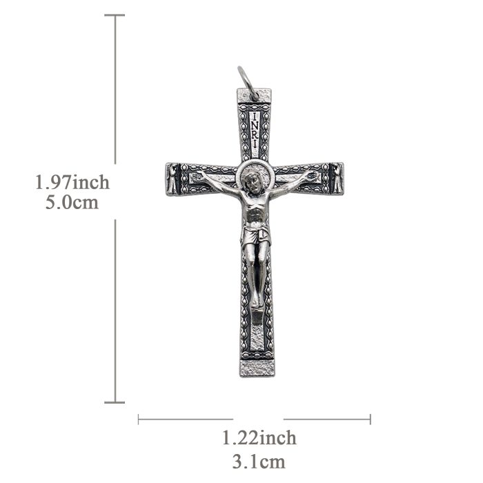 DIY十字架-锌合金-5.0cm Catholic religious art