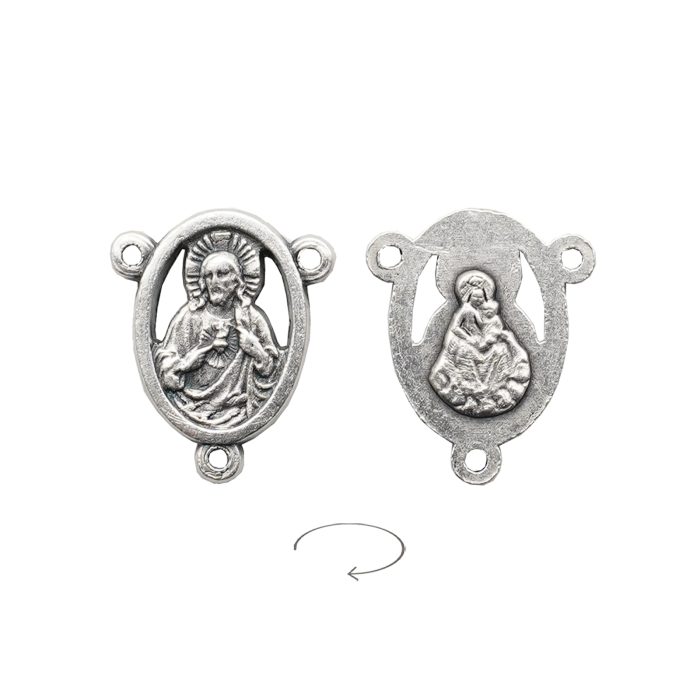 DIY三通-圣衣-锌合金-1.6x1.15cm Catholic religious art