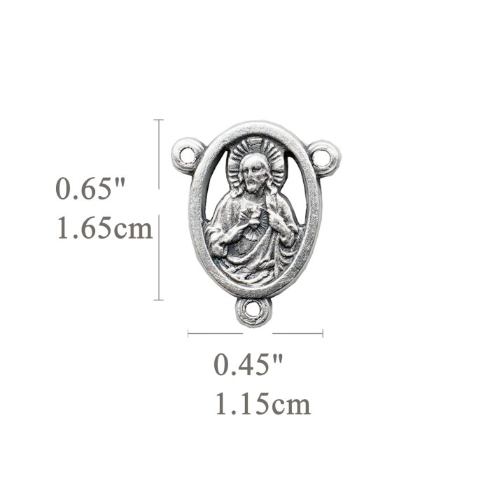 DIY三通-圣衣-锌合金-1.6x1.15cm Catholic religious art