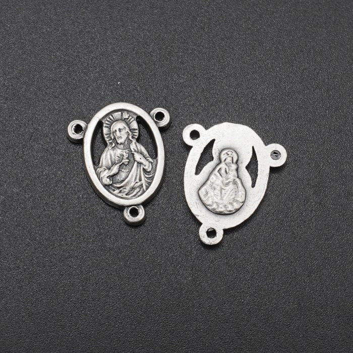 DIY三通-圣衣-锌合金-1.6x1.15cm Catholic religious art