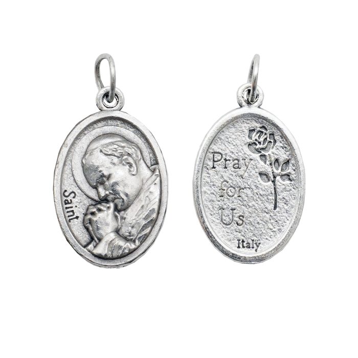 OV22A+AN.178+46 DIY小吊牌-若望二十三世-锌合金-2.2x1.6cm Catholic religious art