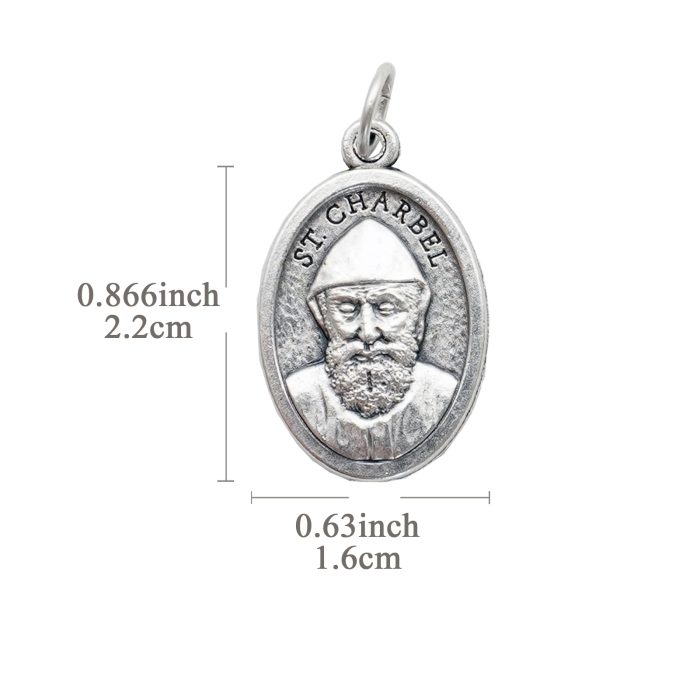 DIY小吊牌-夏贝尔-锌合金-2.2x1.6cm Catholic religious art