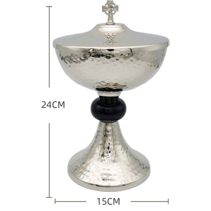【现货】内部金色款-圣爵杯带圣盘-圣体盒套装24+20.5cm Catholic religious art