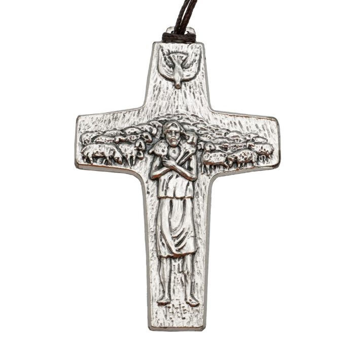 十字架-耶稣善牧-教宗方济各同款 Catholic religious art
