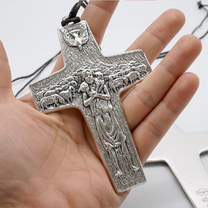 十字架-耶稣善牧-教宗方济各同款 Catholic religious art