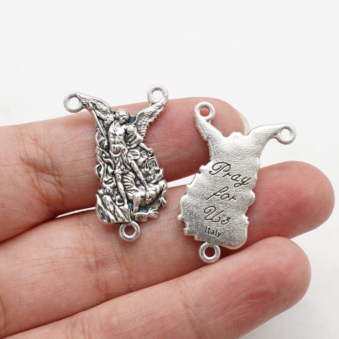 DIY三通-弥额尔-锌合金-2.5x1.7cm Catholic religious art