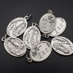 DIY小吊牌-露德圣母-锌合金-2.2x1.6cm - 图片 5