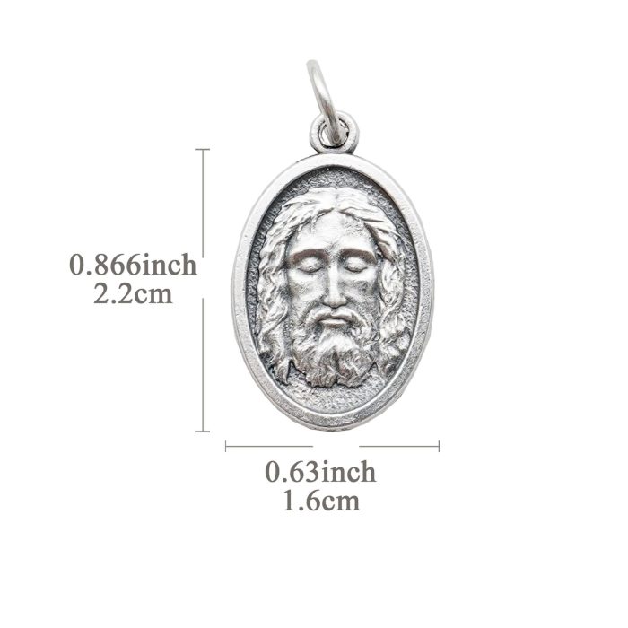 DIY小吊牌-圣容-锌合金-2.2x1.6cm - 图片 2